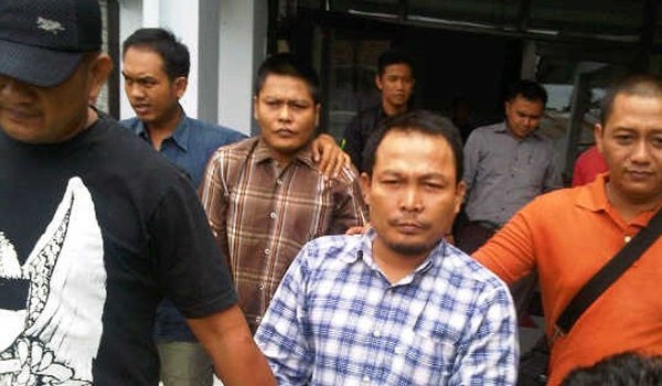 Deni dan Lukman saat pelimpahan beberapa waktu lalu